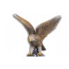 Bemalte Gartenstatue eines Adlers, 60 cm hoch