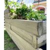 Betonkomposter Halbballen Garten L 250 x B 128 cm