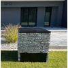 Betonkomposter Struktur Deco-Stein L 118 x B 118 cm