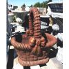 Blumentopf L 43 cm Korb mit Schleife