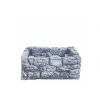 Blumentopf rechteckig Wandimitation L 52 cm