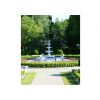 Brunnen + Brunnenbecken mit Blumen H 255 cm