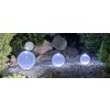 Brunnen Glaskugel farblos 20 cm