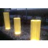 Brunnen Säulen Zylinder aus Glas