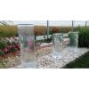 Brunnen Säulen Zylinder aus Glas