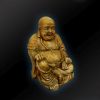 Buddha-Skulpturfigur H 43 cm