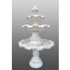 Dreistufiger Brunnen mit einer Lilie H  209 cm