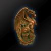 Figur des Drachen H 50 cm