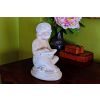 Figur des Gartens Mädchen schreiben H 25 cm