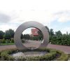 Gartenbrunnen aus Metallring 124 cm