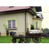 Gartenfigur Pferdekutsche