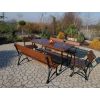 Gartenmöbel aus Holz mit Aluminiumrahmen für 8 Personen
