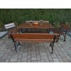 Gartenmöbel aus Holz mit Aluminiumrahmen für 8 Personen mit Armlehne