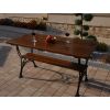 Gartenmöbel aus Holz mit Aluminiumrahmen für 8 Personen mit Armlehne