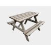 Gartenpicknick Tisch aus Holz 90 x 92,5 x 56 cm