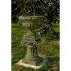 Gartensäule aus Stein unter Blumentöpfen H 56 cm