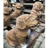 Gartenstatue Hund für Terrasse H 38 cm