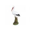 Gartenstatue Weißstorch H 79 cm