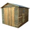Geräteschuppen aus Holz 240 x 304 x H227 cm