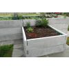 Großer rechteckiger Blumentopf, Roses L 372 cm