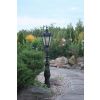 Gusseiserne Lampen am Mast beim Restaurant H 123 cm