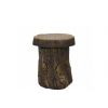 Hocker in Holzimitat Beton H 42cm