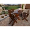 Holzmöbel für die Terrasse Familie 8 Personen