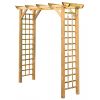 Holzpergola mit Spalier
