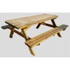 Holztisch für Picknick Holztisch für Picknick 180 x 165 x 72 cm