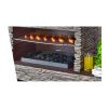 Kompletter Betongrill für den Garten L 140 cm