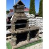 Kompletter Betongrill mit Tisch L 162 cm