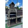Kompletter Betongrill mit Tisch L 162 cm