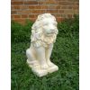 Löwenfigur aus Stein H 45 cm