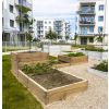 Massiver, abgestufter urbaner Blumentopf, L 494 cm
