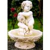 Mini-Brunnen mit einer Figur von Amor H 59 cm