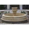 Park-Sandstein-Brunnen mit Reservoir H 90 cm