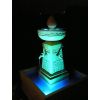 Premium Sandsteinbrunnen mit Beleuchtung H 130 cm