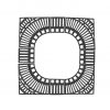 Quadratisches Baumschutzgitter 155x155 cm