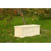 Rechteckiger Gartentopf H 30 cm