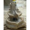 Sandstein-Brunnen-Blätter 90 cm