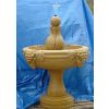 Sandsteinbrunnen mit Traubenmotiv H 130 cm