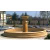 Säulenbrunnen mit Sandsteinschale H 150 cm