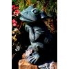 Sitzender Frosch H 31 cm Wasserspiegel