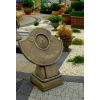 Solaruhr Gartenskulptur H 78 cm