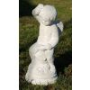 Statue eines Engels mit Herz H 59 cm