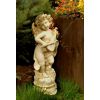 Steinstatue Amor mit Violine H 81 cm