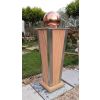 Topfsäule H 60 cm mit Springbrunnenkugel II