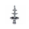 Verzierter Brunnen mit Skulptur H 193 cm