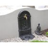 Wandbrunnen für den Garten - Farbe ANTIQUE STEEL