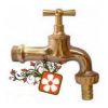 Wasserhahn aus Messing